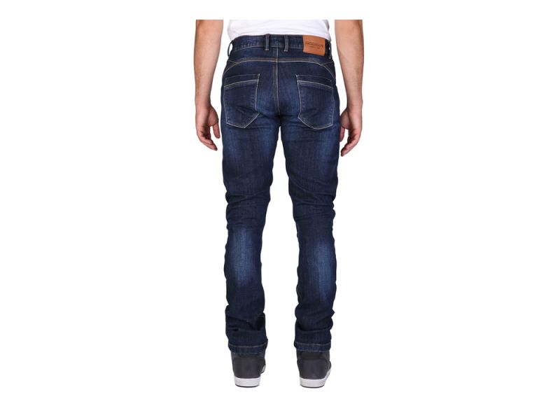 Modeka Glenn II Jeans Heren Korte Maat (blauw)